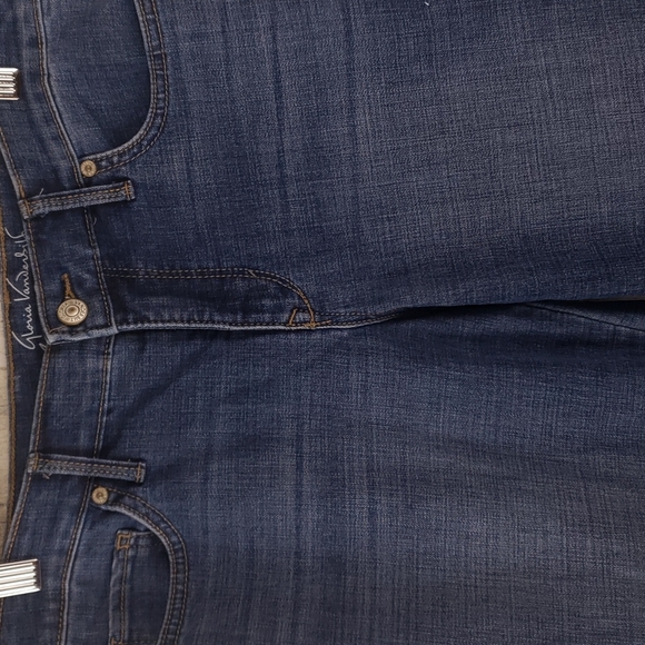 Gloria Vanderbilt straight leg All Around Slimming Effect blue jeans Size 4P - Picture 2 of 8